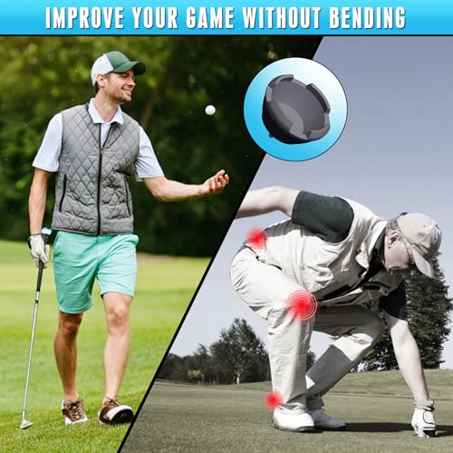 Golf Ball Retriever with 4-Claw Grip - Gray, 2 Pack