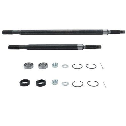 REVOTUNE Rear Axle Shaft with Bearing Seal Kit Compatible with 1994-2013 EZGO TXT Medalist Electric Golf Cart OEM 20377-G11 20377-G12