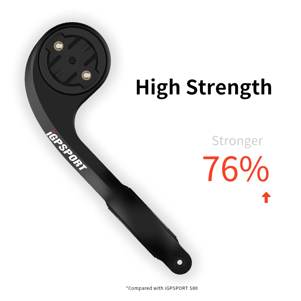iGPSPORT Bike Computer Mount, Light Weight Common Bike Mount Compatible with Garmin Wahoo Cycplus CooSpo XOSS Cycling Computer (M80)