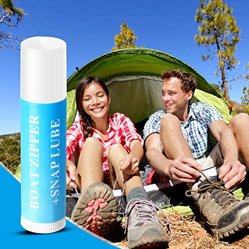 Zipper Lubricant Wax Stick for Boats, Drysuits, and Tents