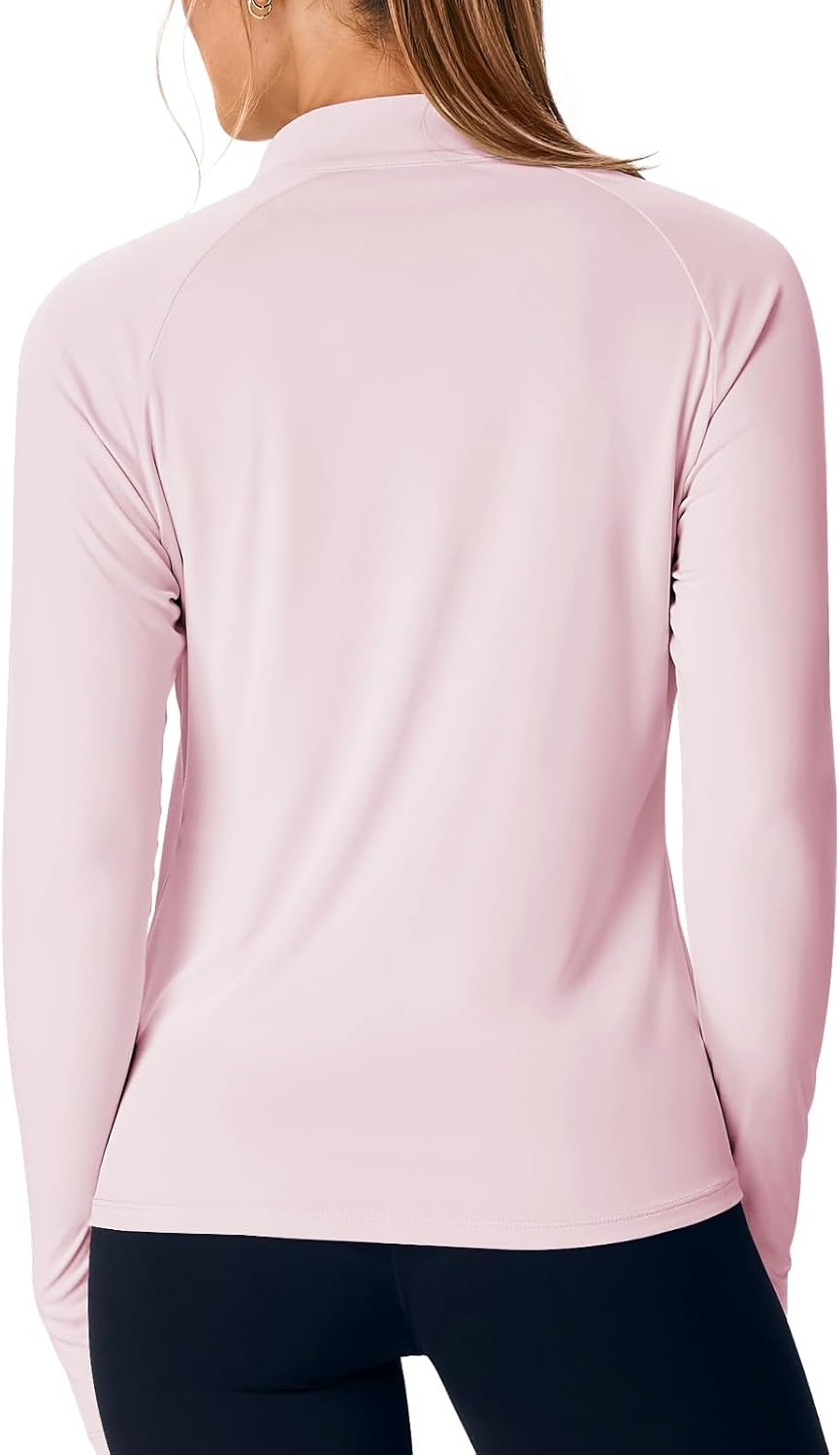 Rdruko Women's Lightweight Athletic Jacket - UPF 50+ Sun Protection | Full Zip, Long Sleeve, Packable