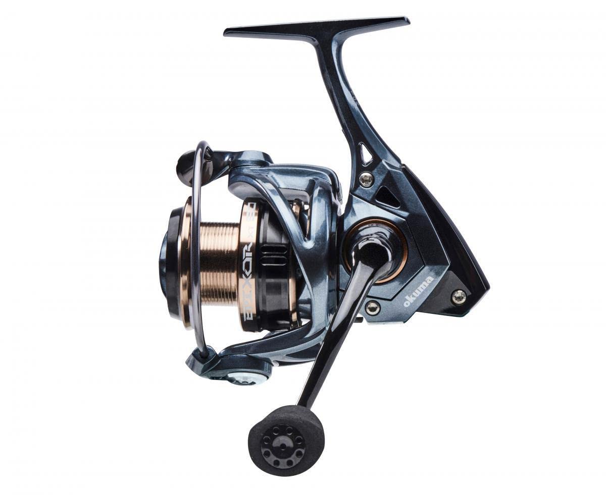 Okuma EPXT-40 Epixor XT Spinning Reel, 40, 5.0: 1 Gear Ratio, 30.10" Retrieve Rate, 22.10 lb Max Drag, Ambidextrous
