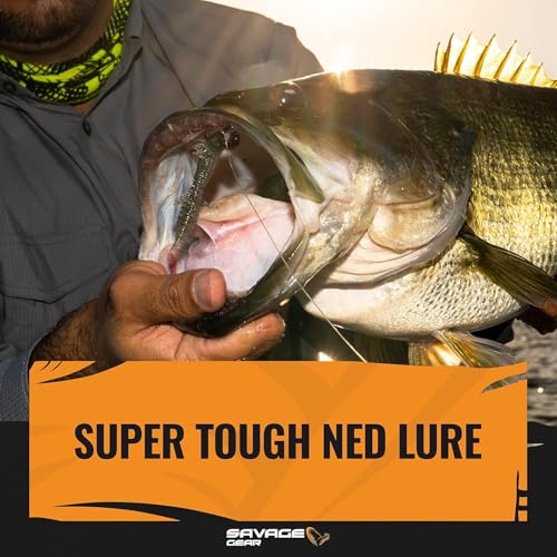 NED Salamander Fishing Soft Bait - Green Pumpkin, 3"