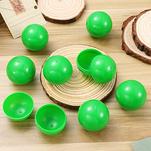 VOSAREA 25pcs 4cm Green Raffle Balls Hollow Bingo Balls for Party - Medium