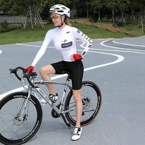 Unisex Cycling Shoes with Delta Cleats - White, Size 14.5 Women/12 Men