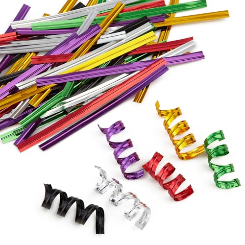 Tangyinrd Gold Metallic Twist Ties 100 Yards Bread Candy Coffee Bag Ties Plant Garden Twist Ties for Parties Decorative Ties Cake Present Art Craft