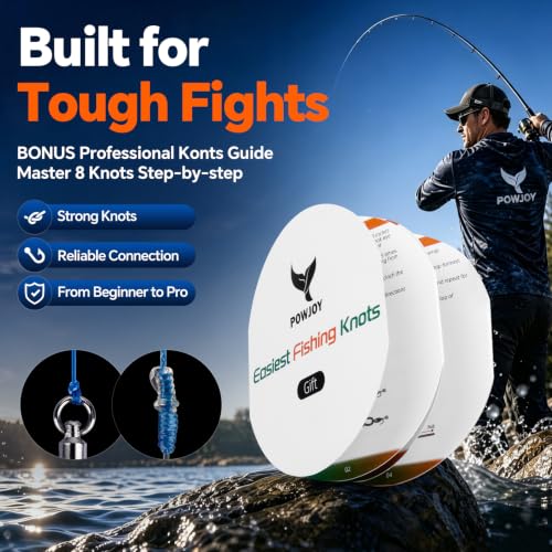 Monofilament Fishing Line with Knot Guide - Clear, 15LB 220Yards