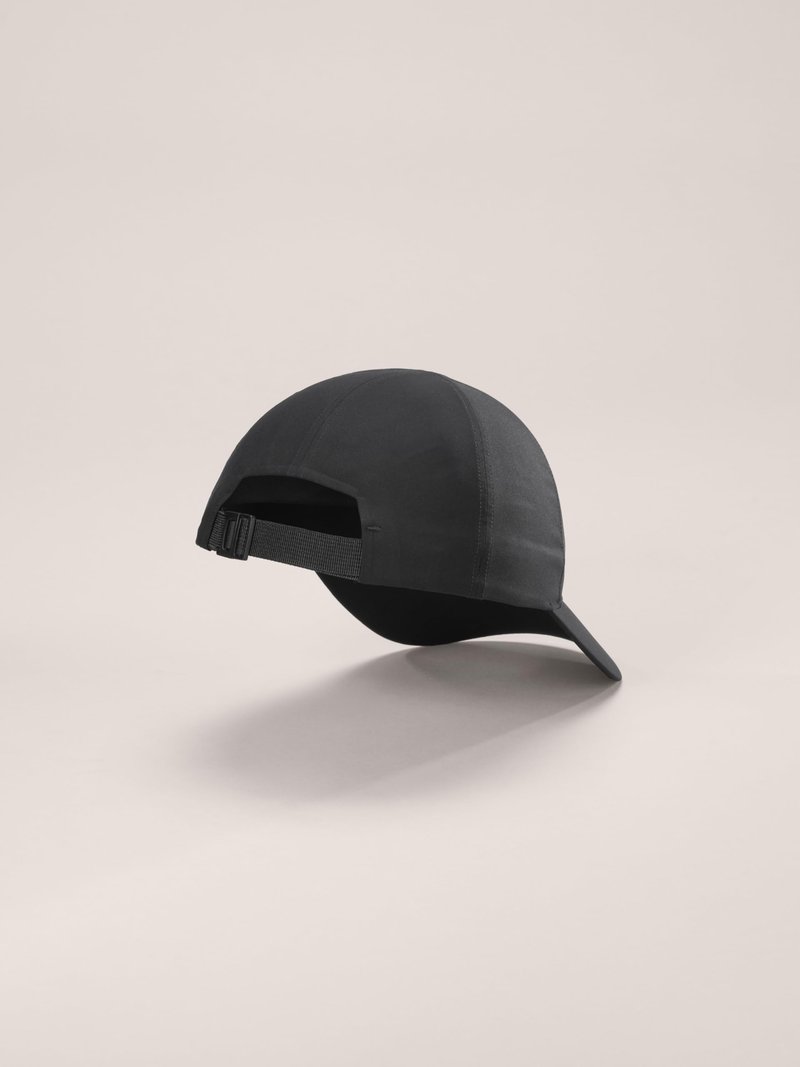 Arc'teryx Bird Word Cap | Performance Six-Panel Ball Cap | 24K Black, Small Medium