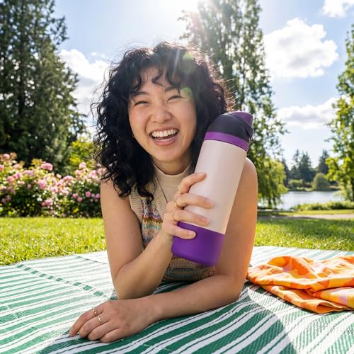 Silicone Protector Boot for Owala 24oz - Black Cherry