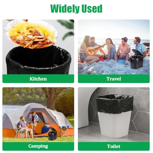 Portable Toilet Bags - 60 PCS (3 Rolls) Thickened Waste Bags
