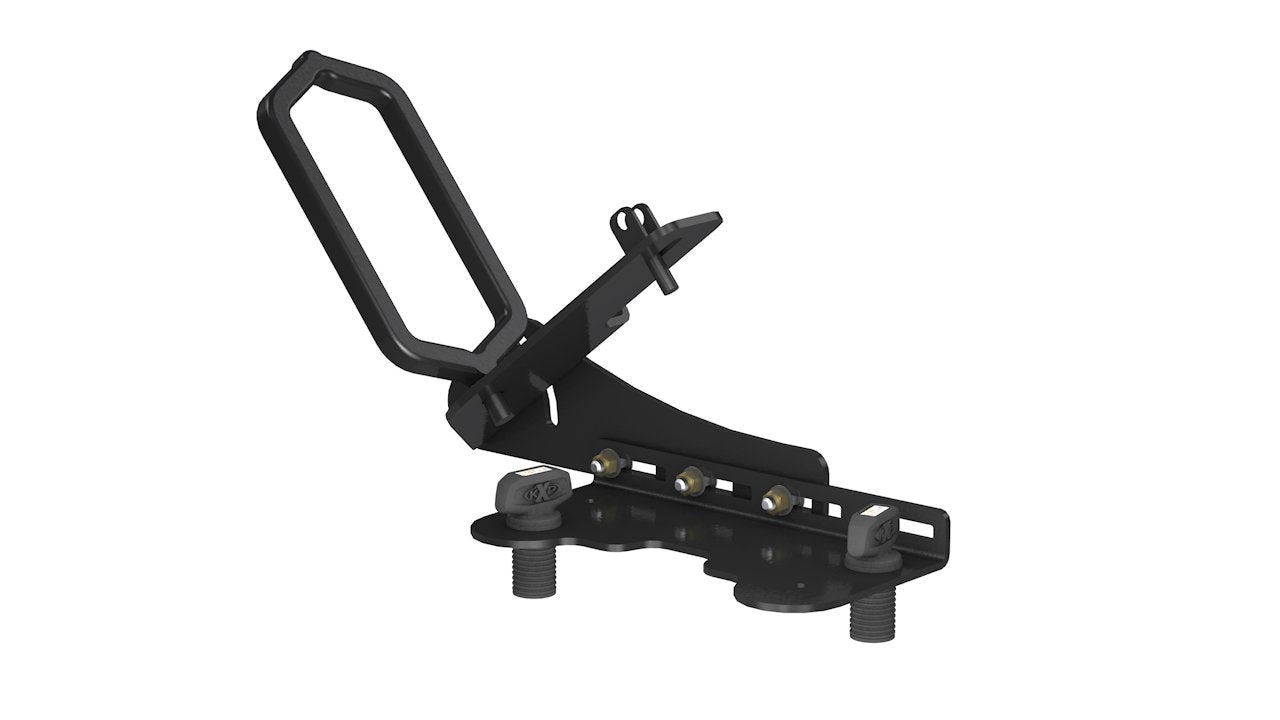 Kolpin Loop Bracket-Polaris® Lock & Ride® Sportsman (Gun Boot® 4,6, Chain Saw Boot)- 20033, Black