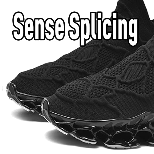 Poramea Mens Slip on Loafers Walking Tennis Shoes Laceless Running
