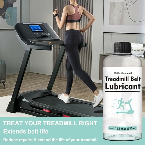 Treadmill Lubricant - 500ml Silicone Oil with Tube & Syringe