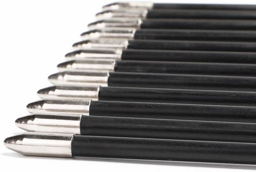 LWANO 28" Fiberglass Arrows - Durable Target Arrows with Blunt Tips for Youth & Beginners | Pack of 12