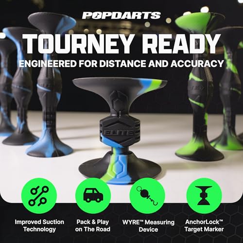 Elite Popdarts Full Pack - Larger, Heavier Design for Precision