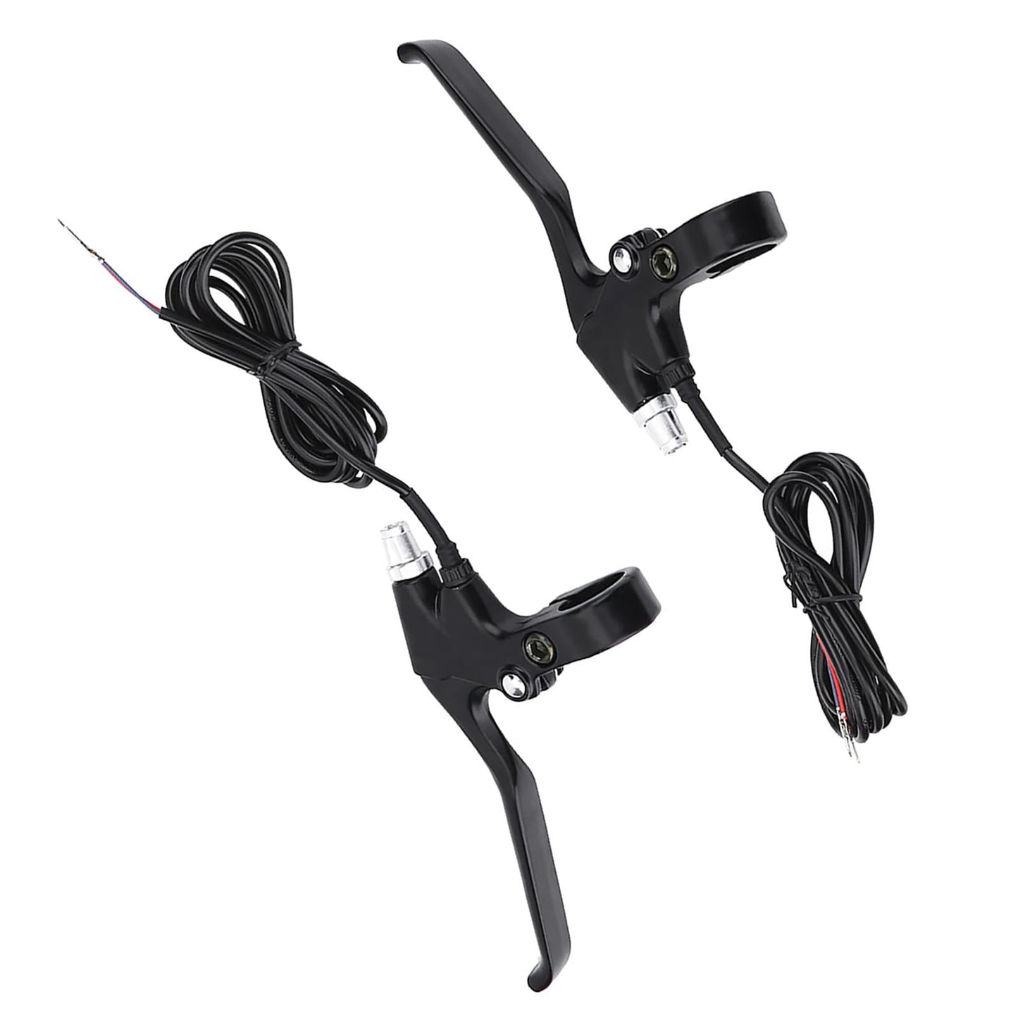 Bicycle Brake Lever, Universal Fit Aluminum Alloy Brake Kit for 22.5mm Handlebar 5ft Cable for Mountain Bikes Road Cyclists Commuters Urban Riders