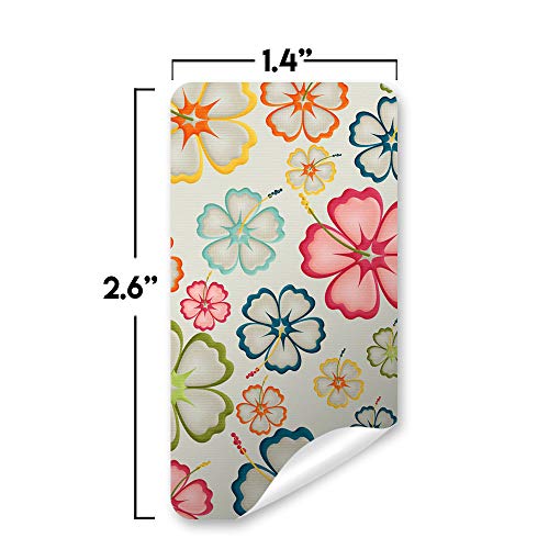 Tropical Luau Hawaiian Candy Bar Wrappers – 45 Pack, 1.4 x 2.6 in Labels, Amanda Creation (Variation: Tropical Luau Hawaiian)