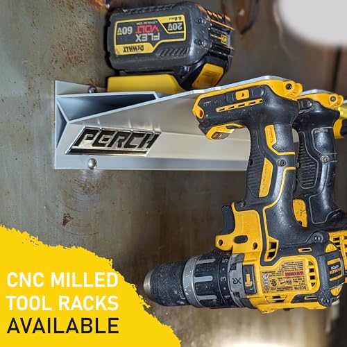 9 Pack Tool Holder for Milwaukee M18/18v Cordless Tools - Snap Fit Tool Organizer for Milwaukee Drill Holder, Under Shelf, Wall Mount w/Hardware for Easy Install.