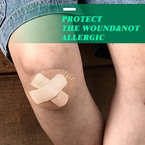 Nuanchu 60 Pcs Waterproof Transparent Adhesive Bandages 3.2 x 4 Inch
