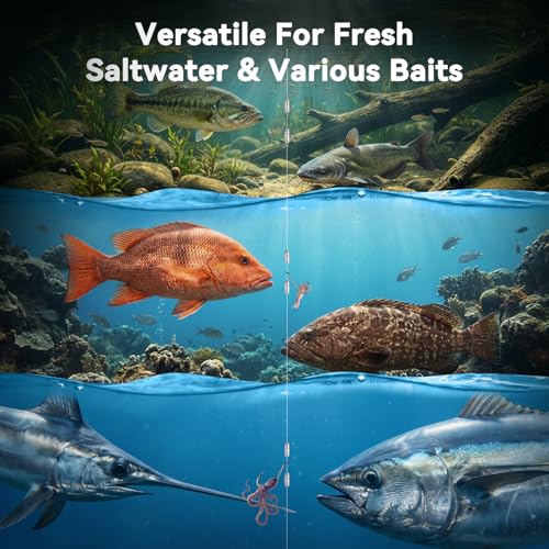 Octopus Fishing Hooks - Offset Beak Circle Hooks, Black Nickel #10, 100 Pcs