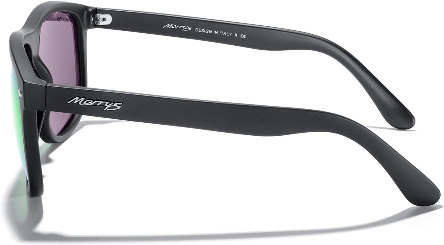 MERRY'S Men's Oversized Square Polarized Sunglasses - UV400 Protection for Driving, Fishing & Golfing
