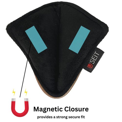 USEiT Leather Putter Headcover for Blade or Mallet Style Putters with Magnetic Closure for Scotty Cameron Taylormade Odyssey (Blade)