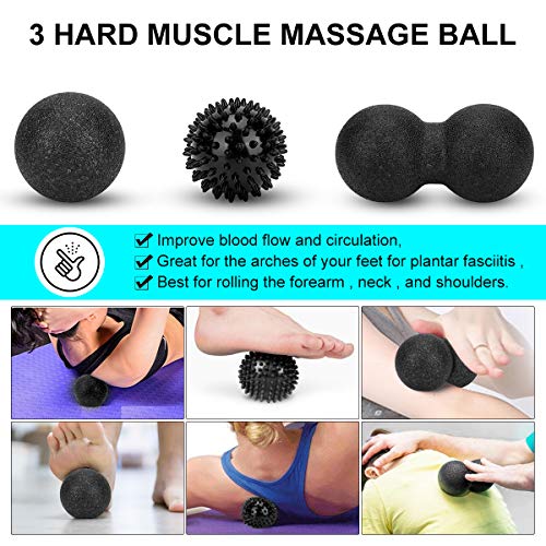 High Density Foam Roller Set for Muscle Recovery and Therapy