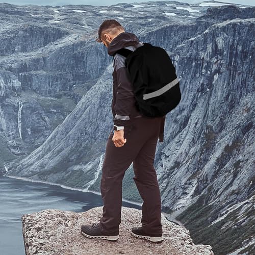 Ultralight Waterproof Backpack Rain Cover with Reflective Strips - 26-40L