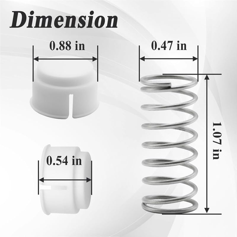 Cooler Replacement Kit - 4 Plastic Buttons & 4 Metal Springs