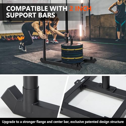 Weight Training Pull Sled - Steel Power Sled for Speed Training - Standard Version