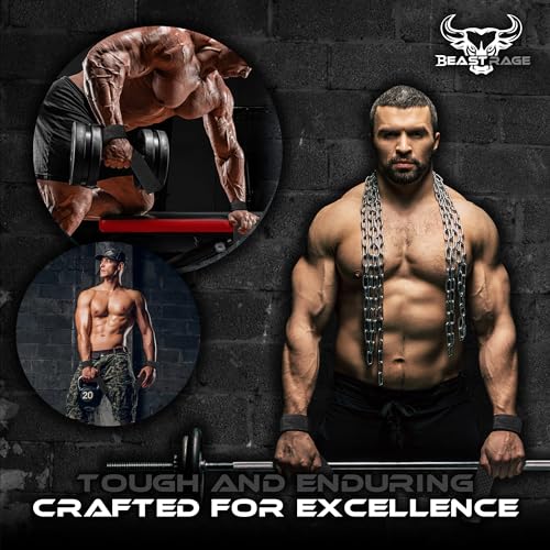 Lifting Wrist Straps with Neoprene Padding - Black Gel