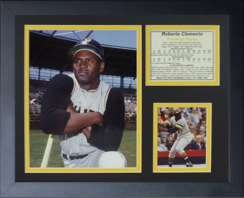 Legends Never Die Roberto Clemente Portrait Framed Photo Collage 11x14