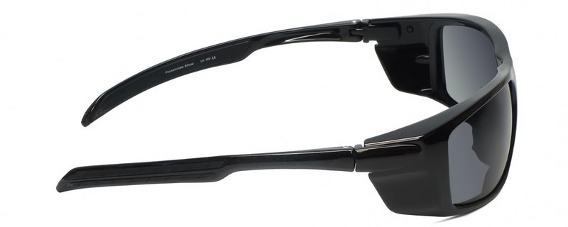 Calabria 207BF Sports Bi-Focal Safety Glasses +2.50 Black Grey Mens BiFocal Reading Sunglasses Durable UV Protection Outdoor