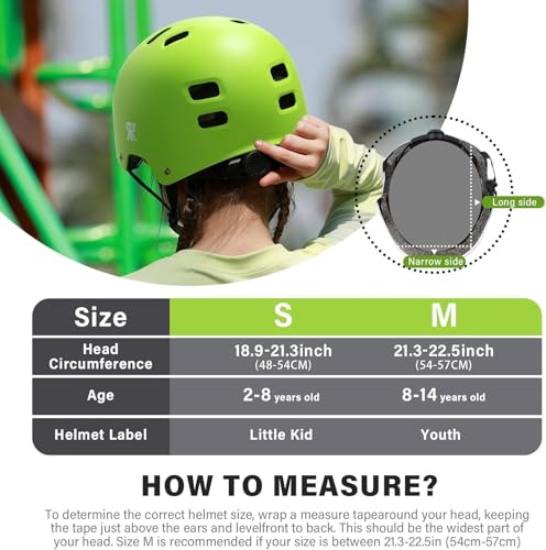 Kids Bicycle Helmet for Boys & Girls - Peach Pink Gradient, Medium (21.3-22.5")
