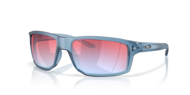 Oakley OO9449 Gibston Sunglasses, Matte Transparent Stonewash/Prizm Snow Sapphire, 60 mm