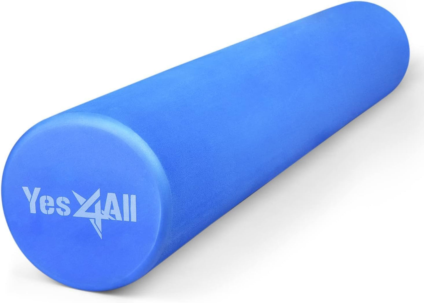 Yes4All EVA Firm Foam Roller - Round Back Roller for Exercise, Yoga & Pilates | Available in 12/18/24/36 Inch