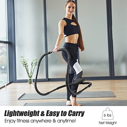 Ab Cruncher Abdominal Trainer with Padded Headrest - Black