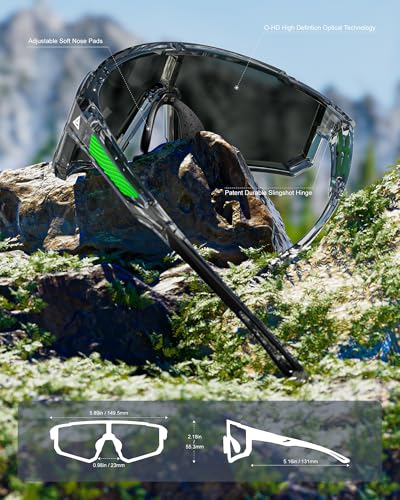 Polarized Sports Sunglasses with UV400 Protection for Outdoor Activities