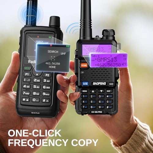 Radioddity GM-30 Plus GMRS Handheld Radio Pack 1 | GPS, 1000 Channels, 2500mAh USB-C