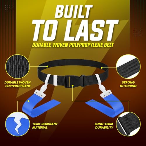 Flag Football Belt Set - Individual Blue