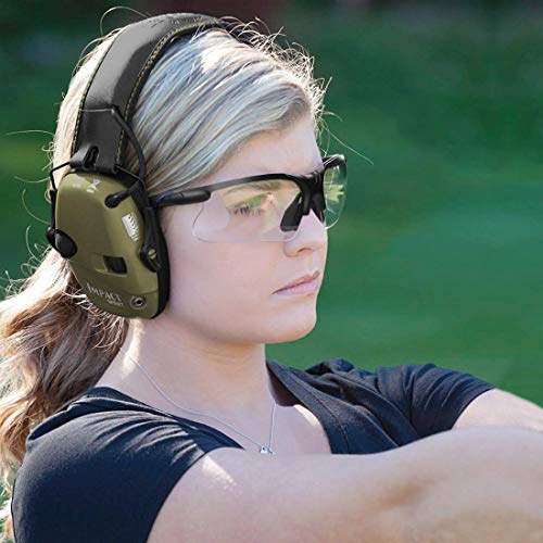 Safety Glasses - Anti Fog Shooting Glasses with Case - Clear