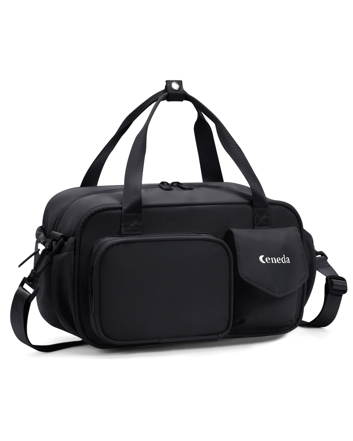Ceneda 12 inch Mini Gym Bag for Women, Small Duffle Bag with Wet Pocket, Lightweight Multi-Pocket Travel Tote for Yoga, Sports, Workout, Daily Use - Water-Resistant