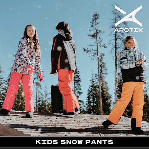 Arctix Kids Snow Pants White Multi Camo Small Reinforced Knees & Seat