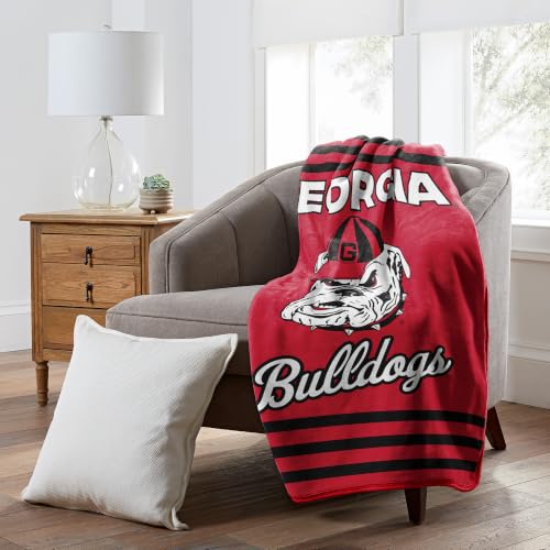 Georgia Bulldogs NCAA Officially Licensed 60x80 Oversized Throw Blanket - Ultra Soft Fleece Fan Gift