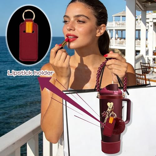 Owala Sway Boot Charms Accessories Set - Black Cherry for 30oz & 40oz