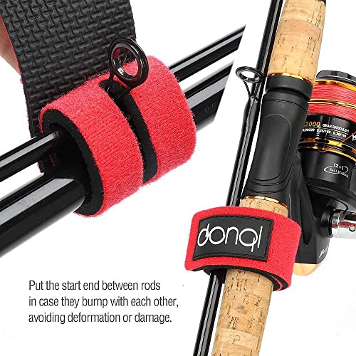 Retractable Fishing Rod Carrying Strap - 6PCS, 3 Colors