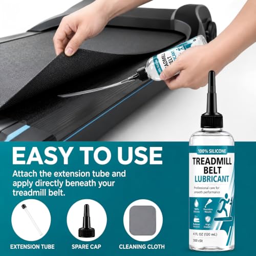 Treadmill Lubricant - 100% Silicone Oil for Smoother Performance