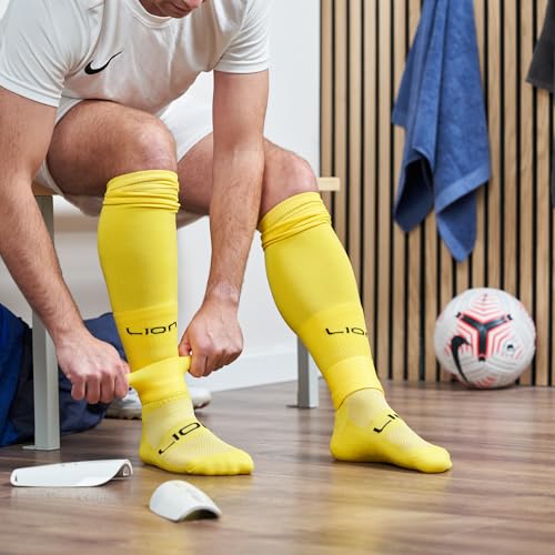 Silicone Soccer Leg Bands - Neon Yellow - Alternative to Tape
