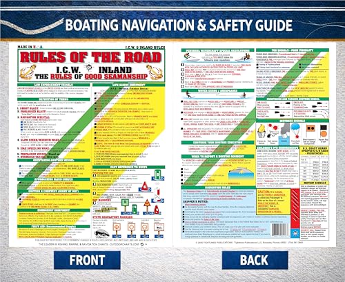Boating Navigation Chart #2 - Waterproof Reference Guide