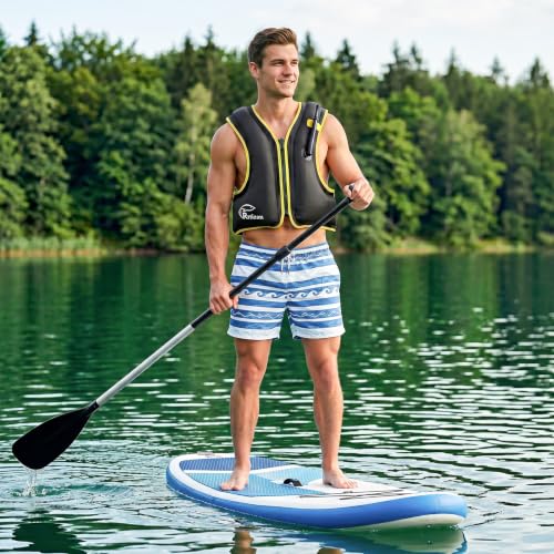 Inflatable Snorkel Vest for Adults | Black - Large-X-Large